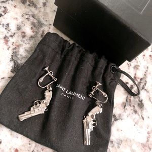 YSL Saint Laurent Earrings Clip on